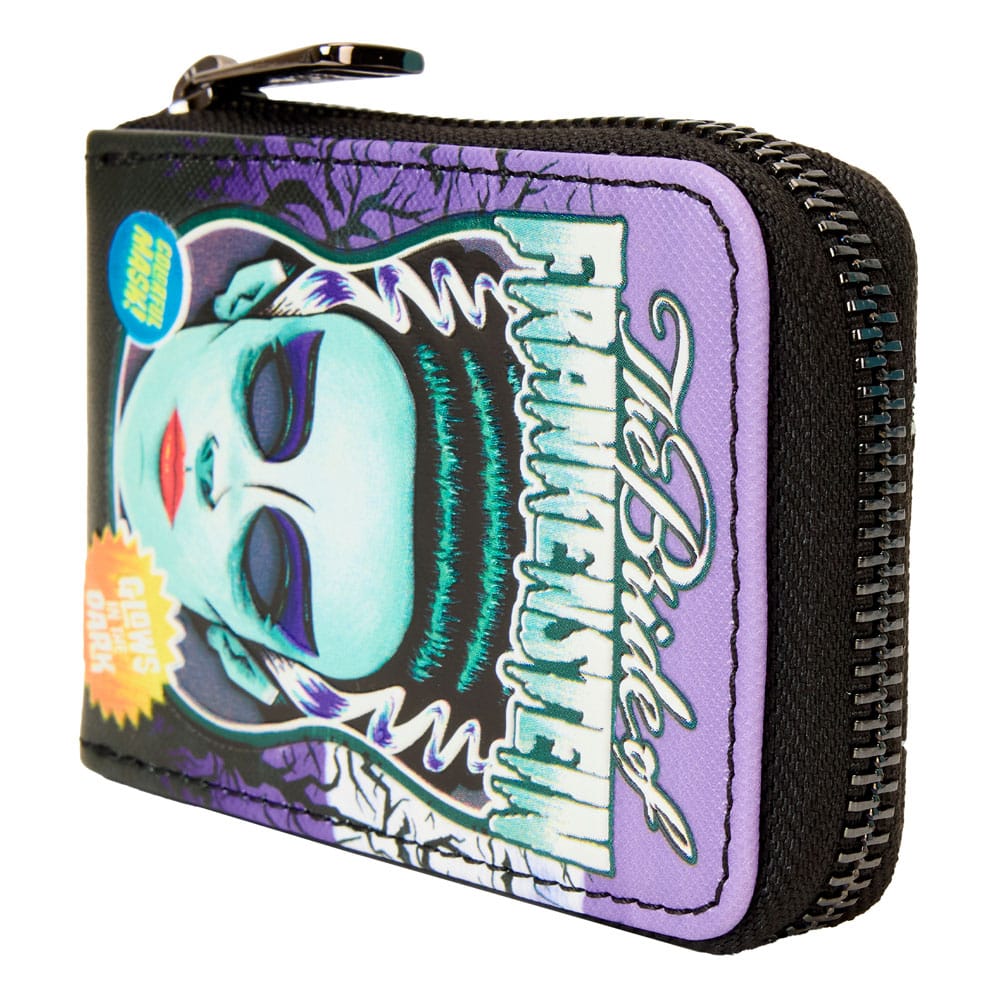 Universal Monsters by Loungefly Wallet Bride of Frankenstein Neon Mask 0671803523432