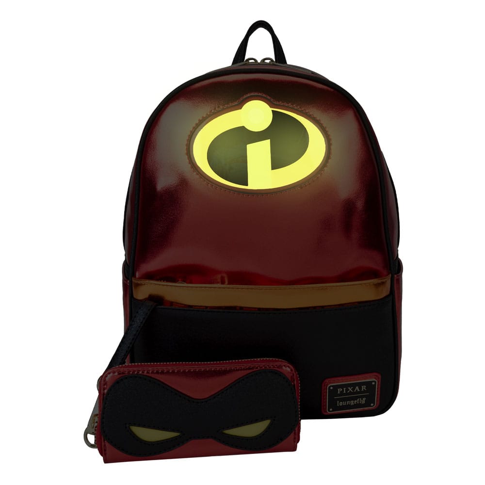 Pixar by Loungefly Mini Backpack The Incredibles 20th Anniversary Light Up Cosplay 0671803516373