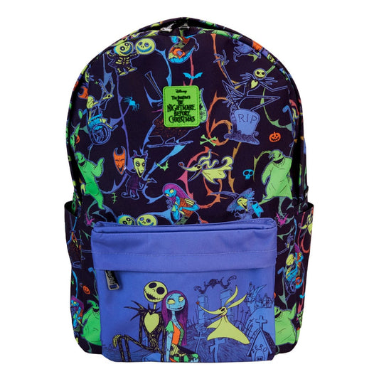 Nightmare before Christmas by Loungefly Backpack Glow In The Dark Characters 0671803517196