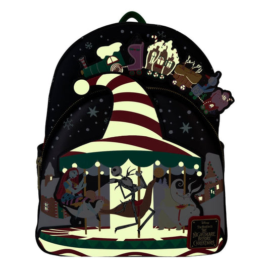 Nightmare before Christmas by Loungefly Mini Backpack Journey to Christmas Town 0671803526983