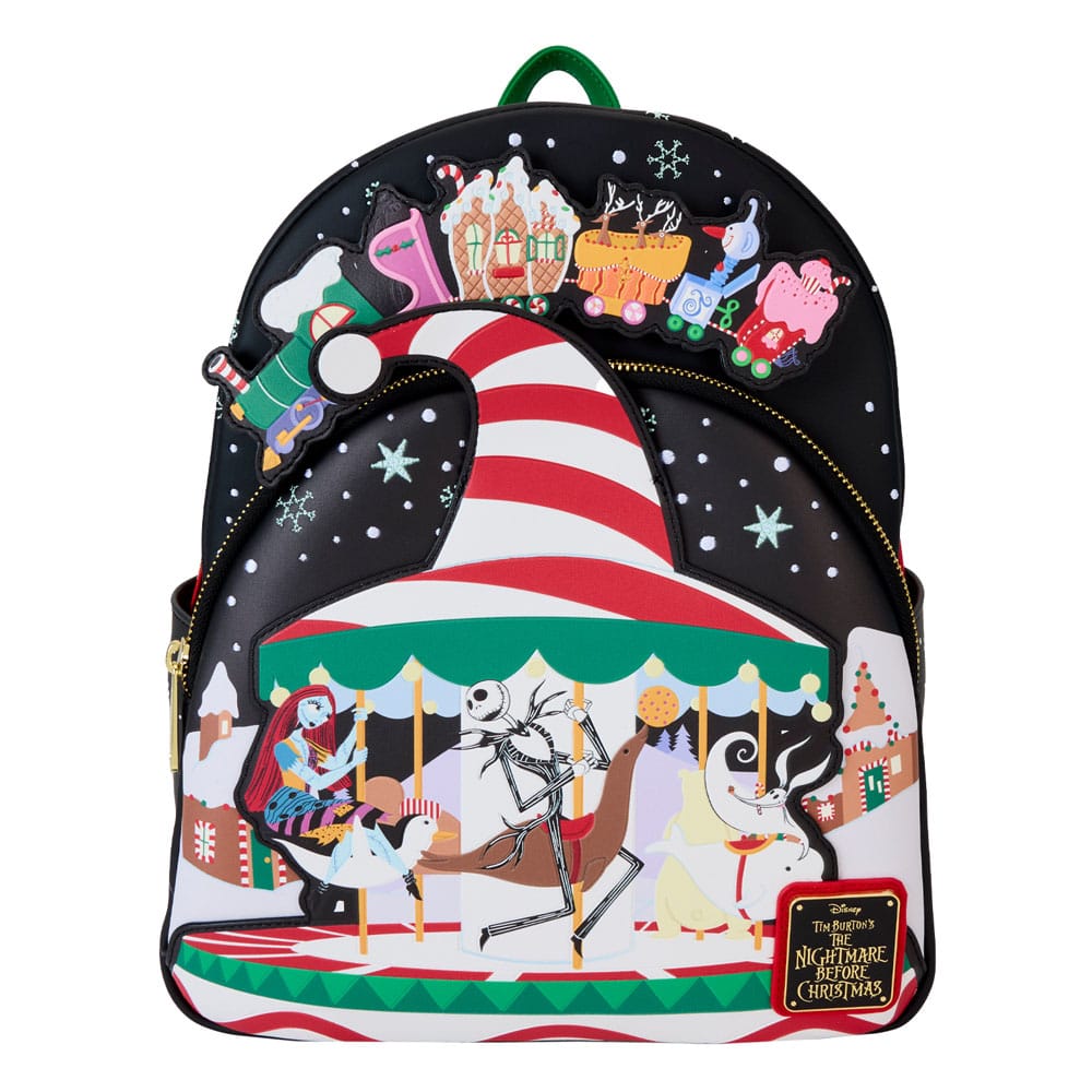 Nightmare before Christmas by Loungefly Mini Backpack Journey to Christmas Town 0671803526983