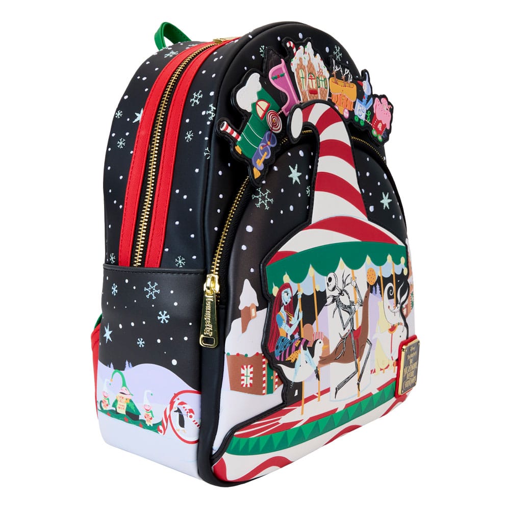 Nightmare before Christmas by Loungefly Mini Backpack Journey to Christmas Town 0671803526983