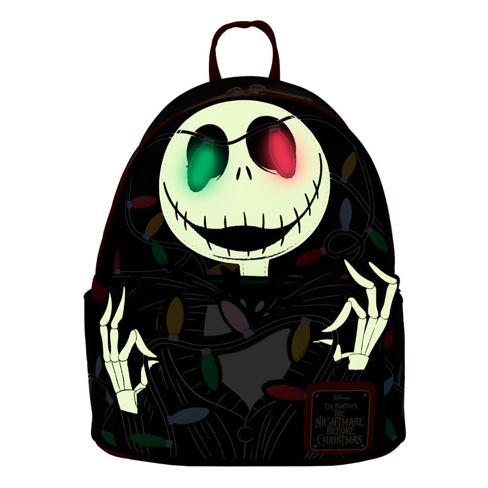 Nightmare before Christmas by Loungefly Mini Backpack Jack Light Up 0671803526990