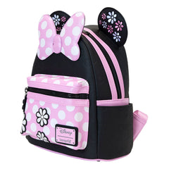 Disney by Loungefly Mini Backpack Minnie Floral Rock the Dots 0671803534223