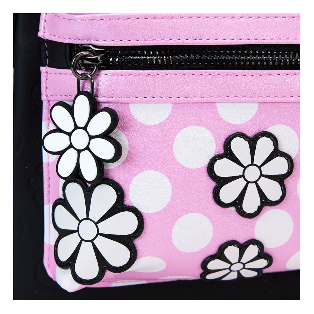 Disney by Loungefly Mini Backpack Minnie Floral Rock the Dots 0671803534223