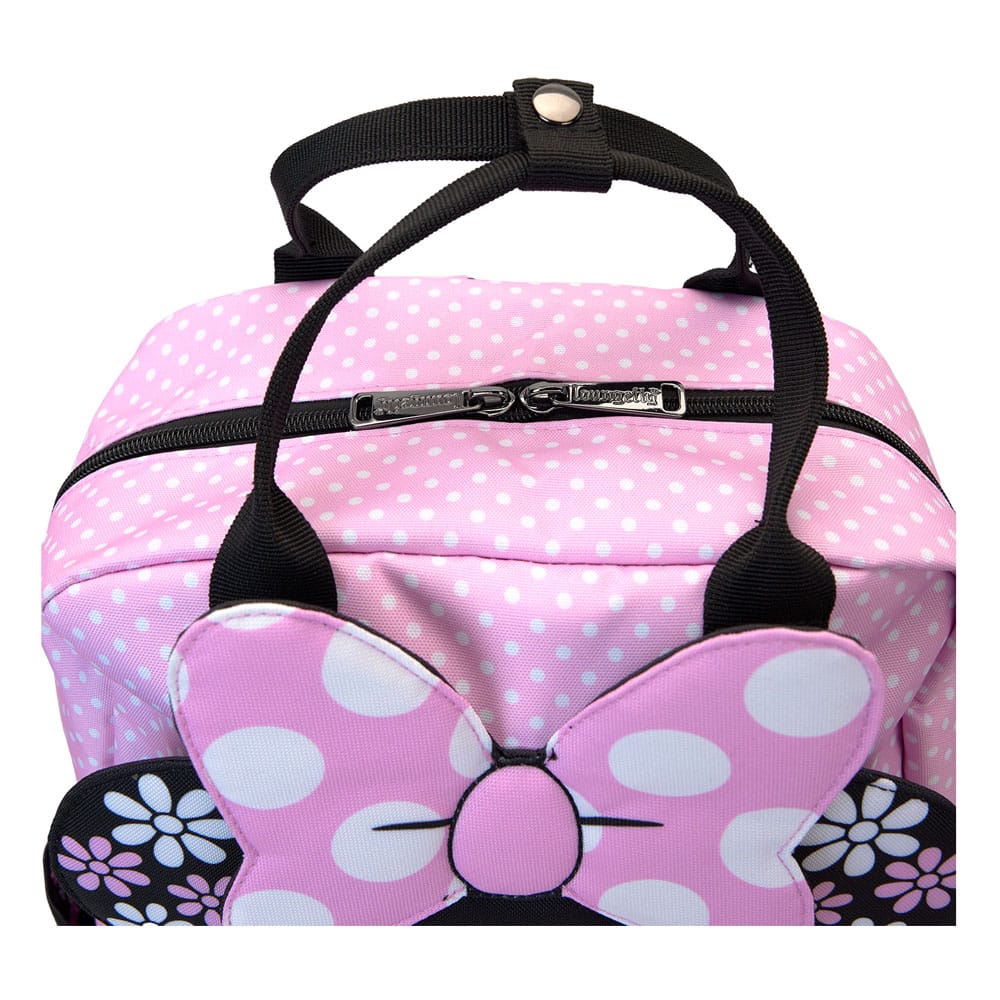 Disney by Loungefly Full-Size Backpack Minnie Floral Rock the Dots 0671803534230