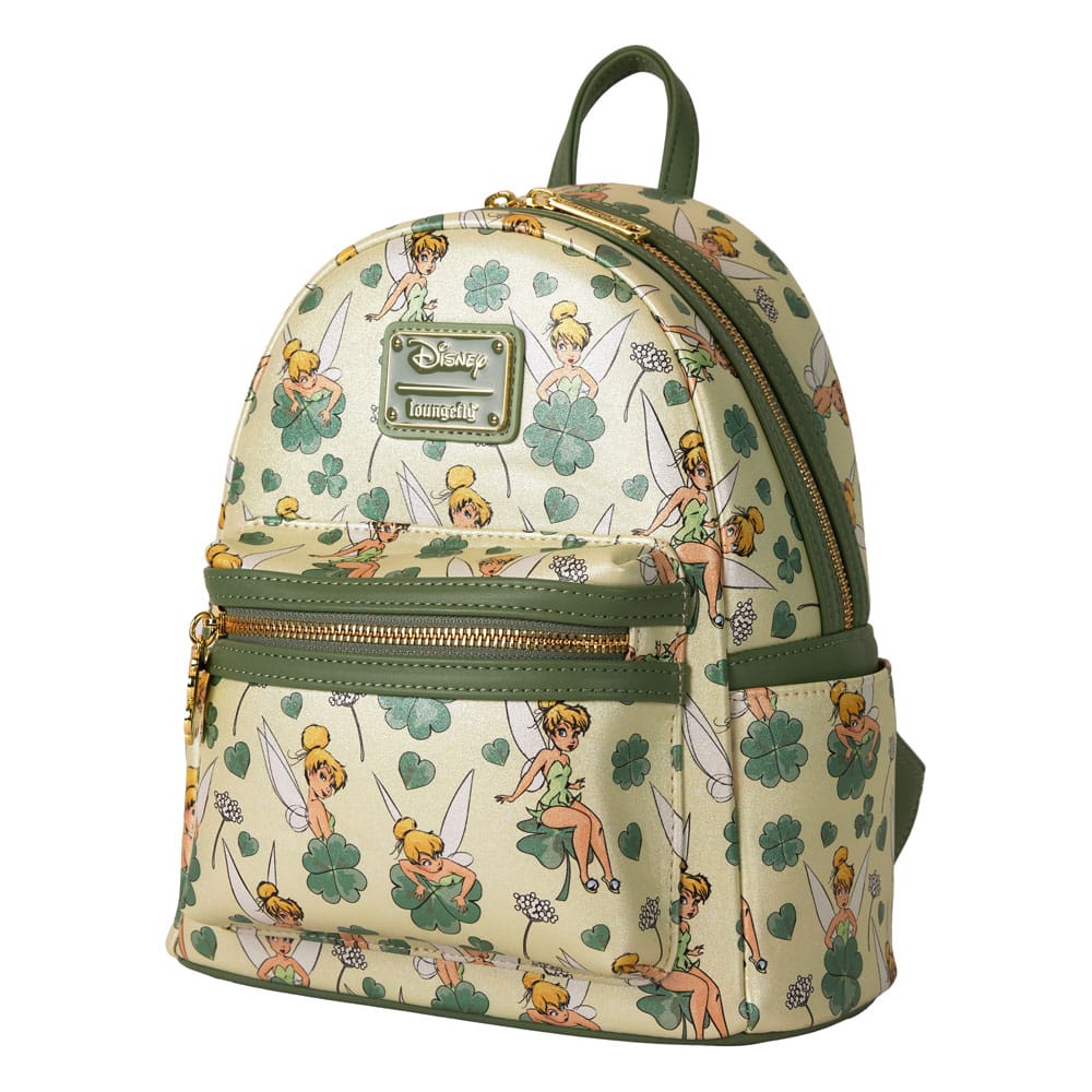 Disney by Loungefly Mini Backpack Tinker Bell 4-Leaf Clover 0671803536371