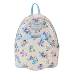 Disney by Loungefly Backpack & Headband Set Mickey & Friends Winter Wonderland AOP 0671803526815