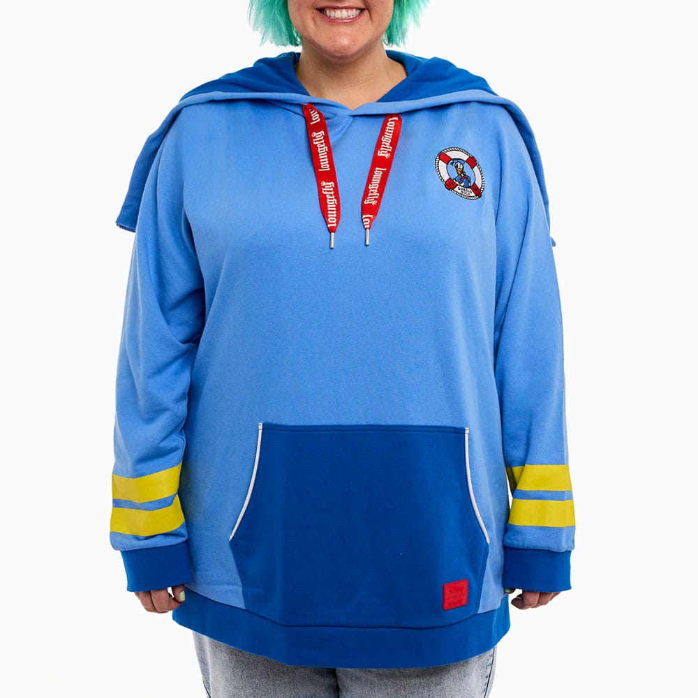 Disney by Loungefly hooded jacket Unisex Donald Duck 90th Anniversary Size S 0671803514881