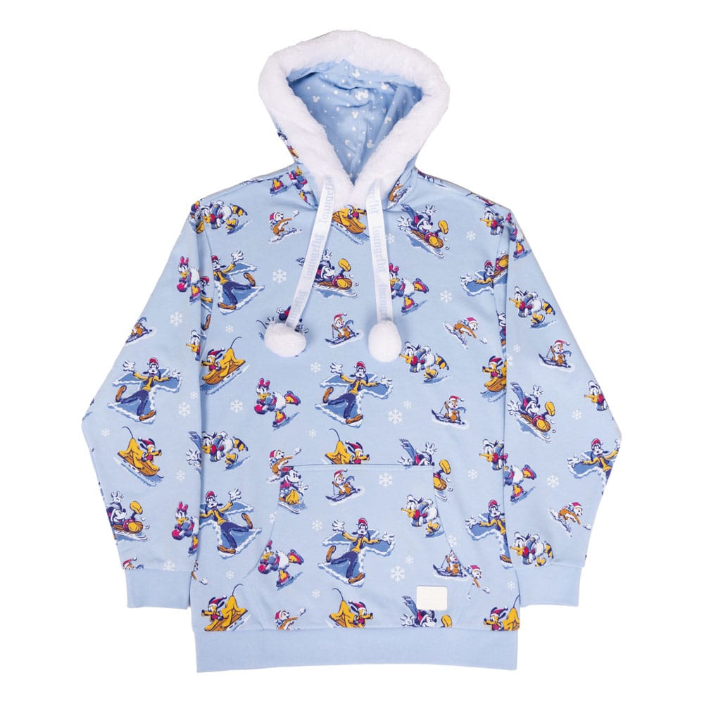 Disney by Loungefly hooded jacket Mickey and Friends Winter Wonderland Size S 0671803527614