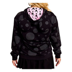 Disney by Loungefly Hoodie Sweater Unisex Minnie Rocks the Dots Florals Size S 0671803534872