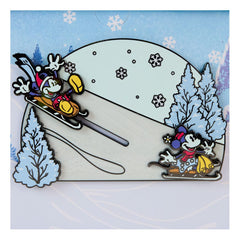 Disney by Loungefly Enamel 3" Pins Mickey and friends Winter Wonderland 3" Limited Edition 8 cm 0671803528192