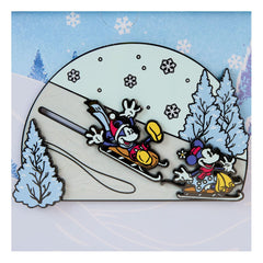 Disney by Loungefly Enamel 3" Pins Mickey and friends Winter Wonderland 3" Limited Edition 8 cm 0671803528192