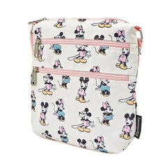 Disney by Loungefly Passport Bag Pastel Minnie Mickey AOP 0671803306974