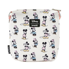 Disney by Loungefly Passport Bag Pastel Minnie Mickey AOP 0671803306974