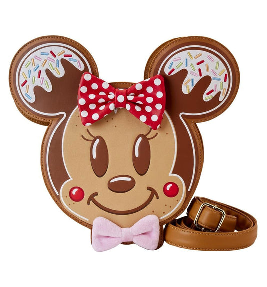Disney by Loungefly Crossbody Mickey & Minnie Gingerbread Cookie 0671803470989