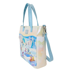 Disney by Loungefly Canvas Tote Bag Mickey and friends Winter Wonderland 0671803526839