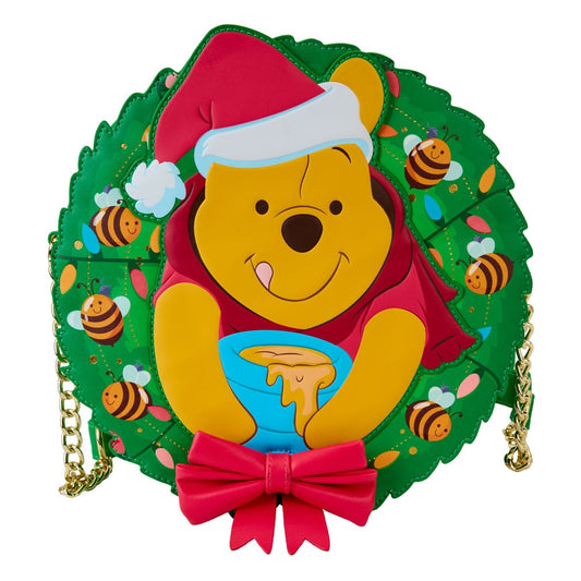 Disney by Loungefly Crossbody Winnie the Pooh Stuck in Wreath 0671803527034