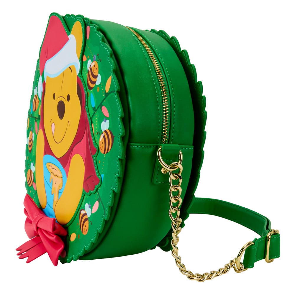 Disney by Loungefly Crossbody Winnie the Pooh Stuck in Wreath 0671803527034