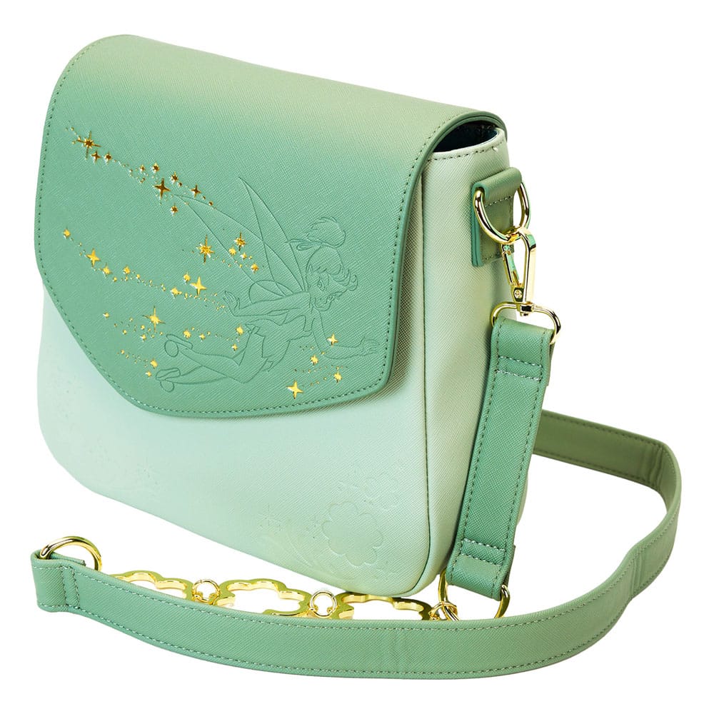 Disney by Loungefly Crossbody Tinker Bell 4-Leaf Clover 0671803536388