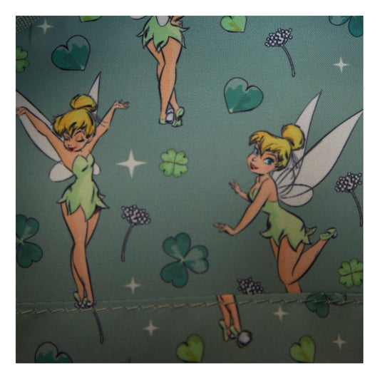 Disney by Loungefly Tote Bag with Coin Purse Tinker Bell 4-Leaf Clover 0671803536395