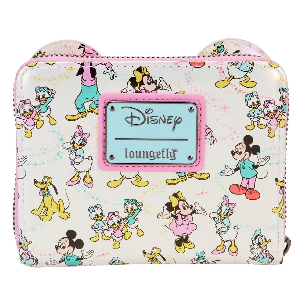 Disney by Loungefly Wallet Mickey & Friends 100th Anniversary AOP 0671803476523