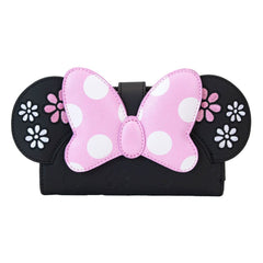 Disney by Loungefly Wallet Minnie Floral Rock the Dots Flap 0671803534261