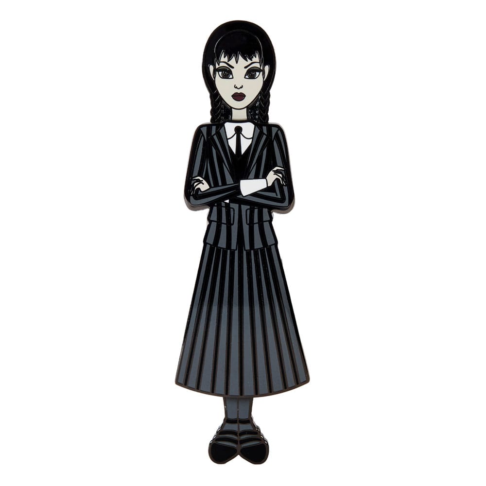 Wednesday by Loungefly Enamel Pins 4-Set Wednesday Addams Paper Doll 3 cm 0671803528574