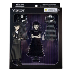 Wednesday by Loungefly Enamel Pins 4-Set Wednesday Addams Paper Doll 3 cm 0671803528574