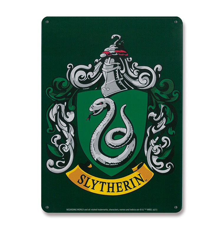 Harry Potter Tin Sign Slytherin 15 x 21 cm 4045846388260