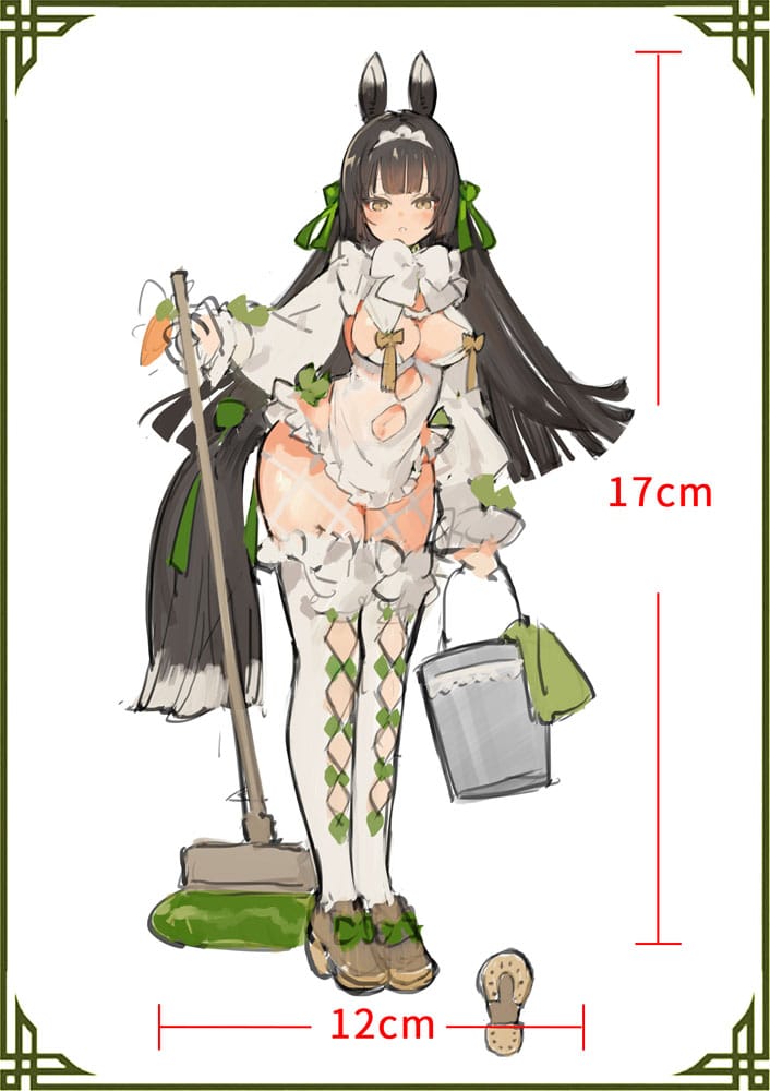 Original Character PVC Statue 1/7 Horse Different Species Horse Maid Midori-chan 24 cm 6976539770025