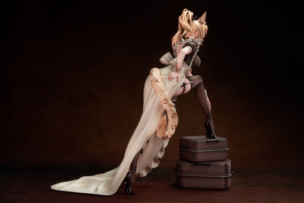 Original Character PVC Statue 1/7 Battle Maid Different Species Leopard Cat Maria Deluxe Edition 24 cm 6976539770889