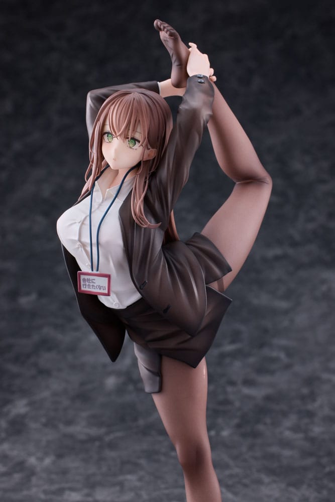 Original Character PVC Statue 1/6 OL-chan Who Doesn't Want to Go to Work White Ver. Deluxe Edition 26 cm 6976539770919