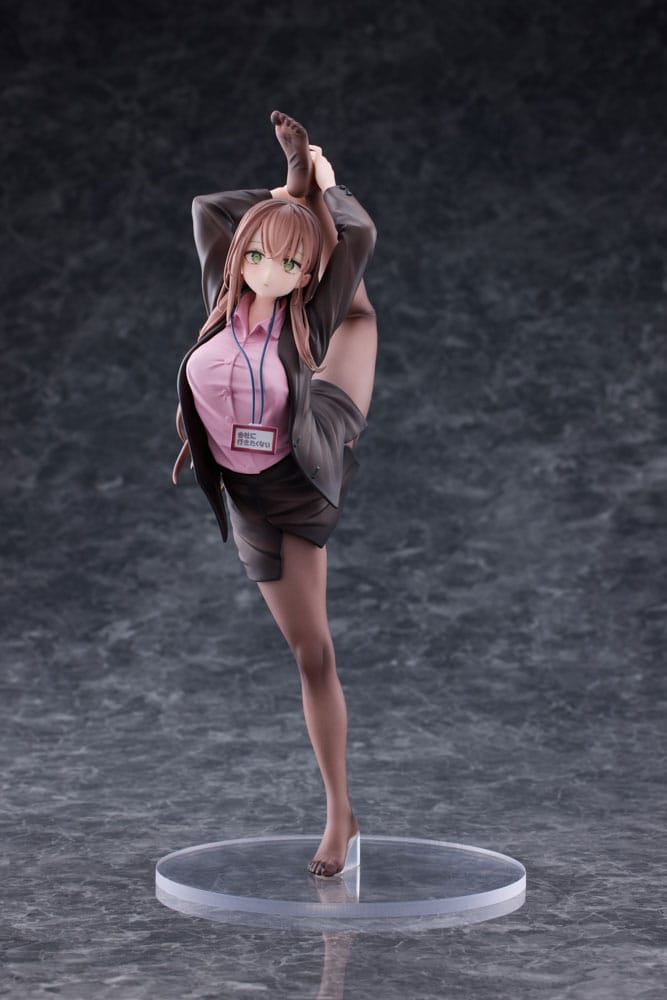 Original Character PVC Statue 1/6 OL-chan Who Doesn't Want to Go to Work Pink Ver. Deluxe Edition 26 cm 6976539770933