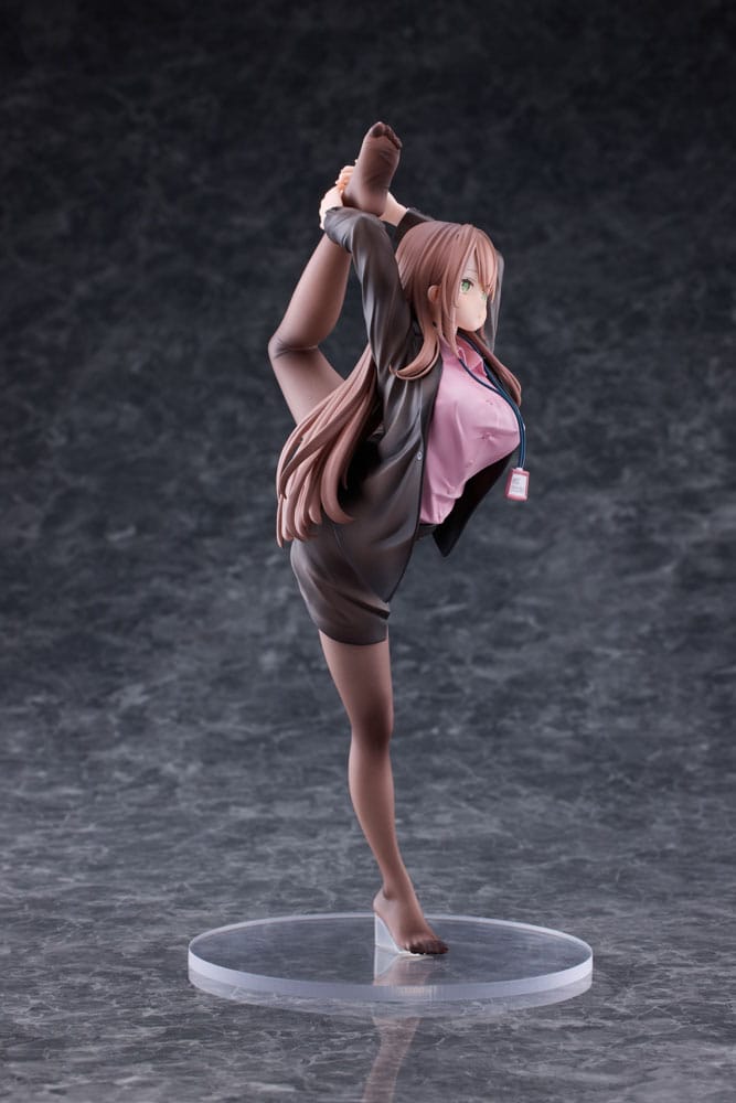 Original Character PVC Statue 1/6 OL-chan Who Doesn't Want to Go to Work Pink Ver. Deluxe Edition 26 cm 6976539770933