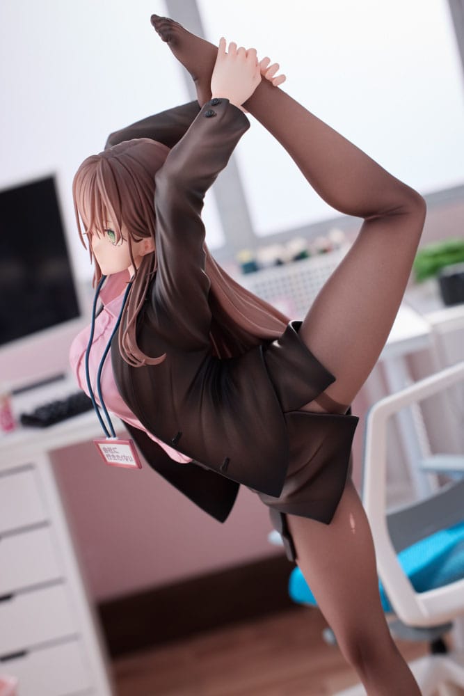 Original Character PVC Statue 1/6 OL-chan Who Doesn't Want to Go to Work Pink Ver. 26 cm 6976539770957