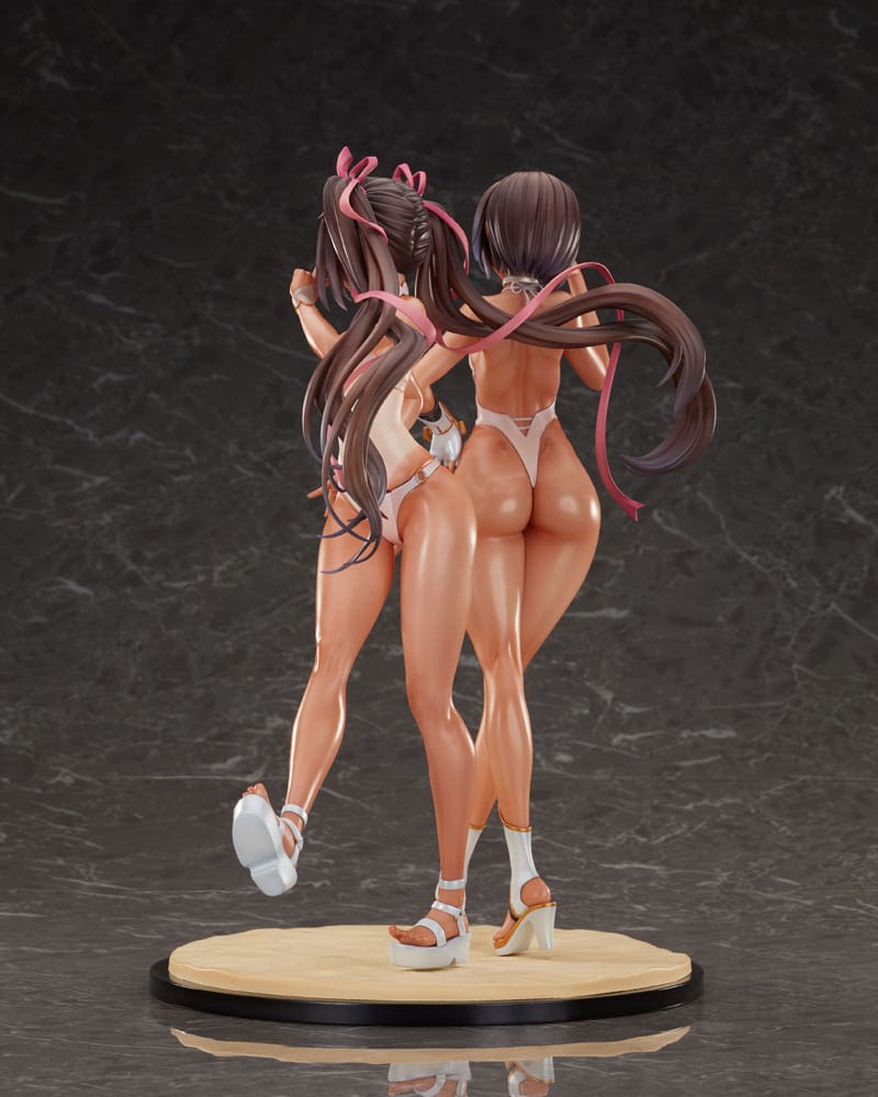 Taimanin RPG Set of 2 PVC Statue 1/6 Adult Yukikaze and Young Yukikaze Swimsuits Ver. 28 cm 6976539771435