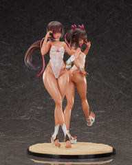 Taimanin RPG Set of 2 PVC Statue 1/6 Adult Yukikaze and Young Yukikaze Swimsuits Ver. 28 cm 6976539771435