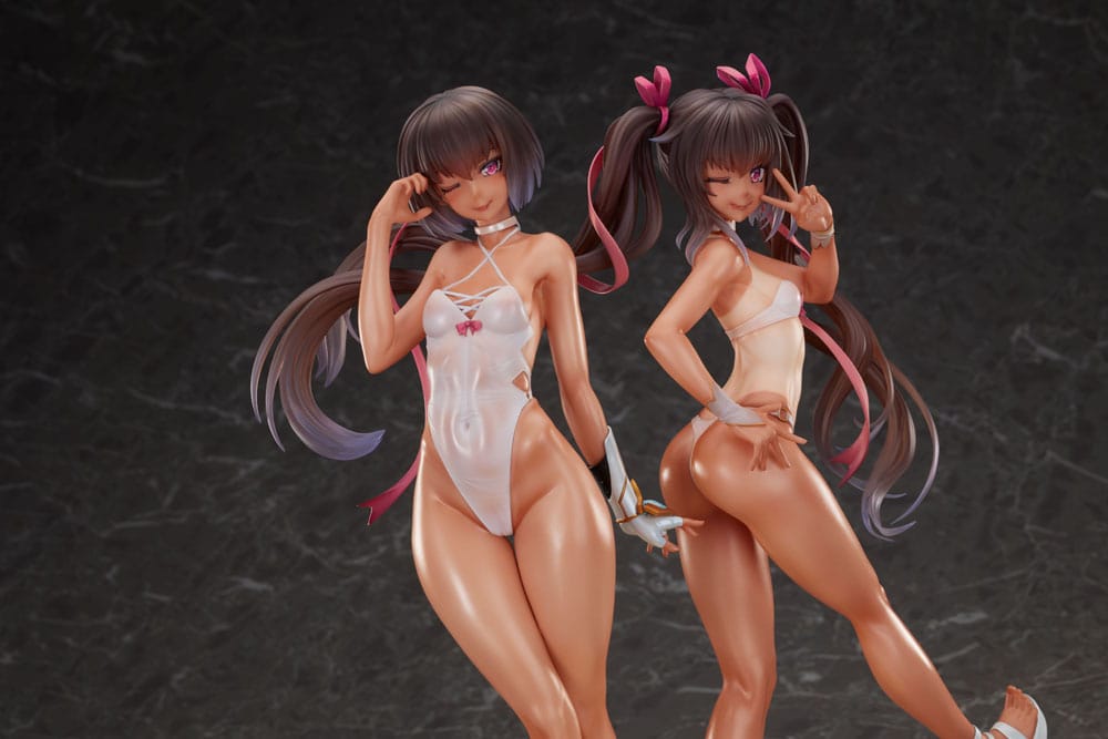 Taimanin RPG Set of 2 PVC Statue 1/6 Adult Yukikaze and Young Yukikaze Swimsuits Ver. 28 cm 6976539771435