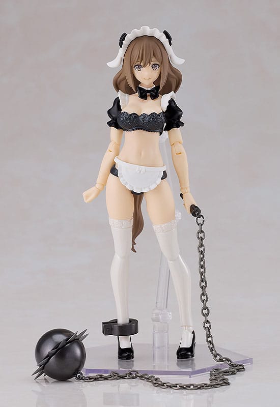 Guilty Princess Plastic Model Kit PLAMAX GP-07 Underwear Body Girl Ran & Jelly: Maid Ver. Set 16 cm 4545784013519