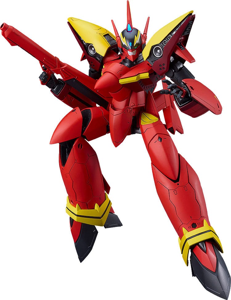 The Super Dimension Fortress Macross PLAMAX Plastic Model Kit 1/72 VF-19 Custom Fire Valkyrie (Basara Nekki Unit) 22 cm 4545784013953