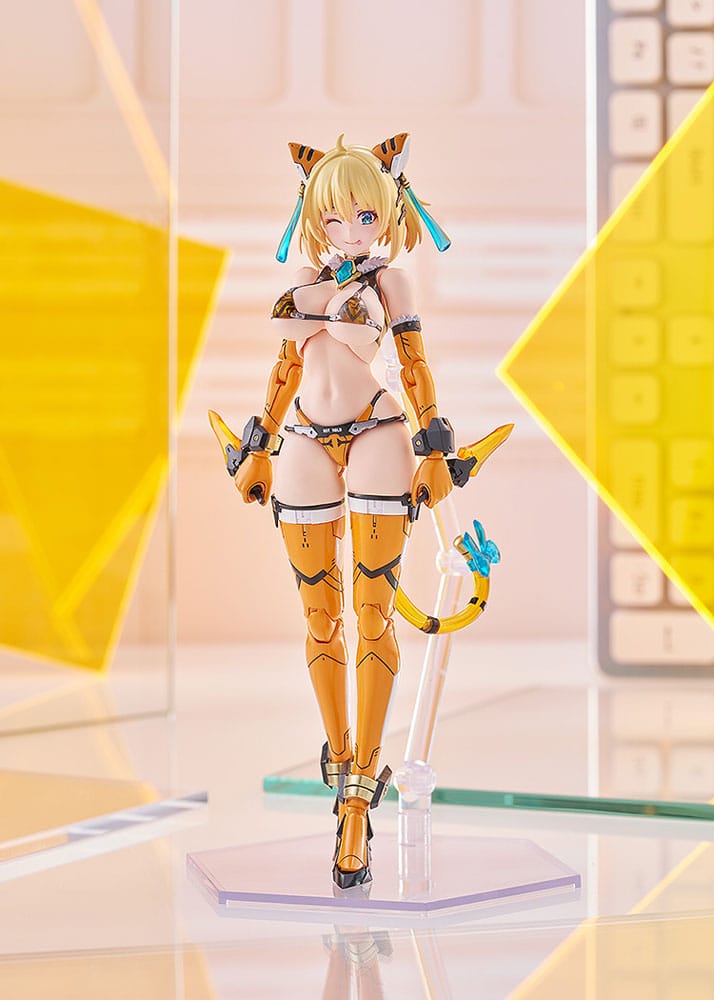 Bunny Suit Planning Plastic Model Kit PLAMAX BP-02 Sophia F. Shirring Tiger Armor Ver. 16 cm 4545784014554