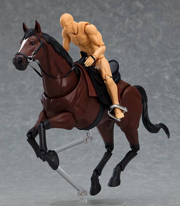 Original Character Figma Action Figure Horse ver. 2 (Chestnut) 19 cm 4545784068182