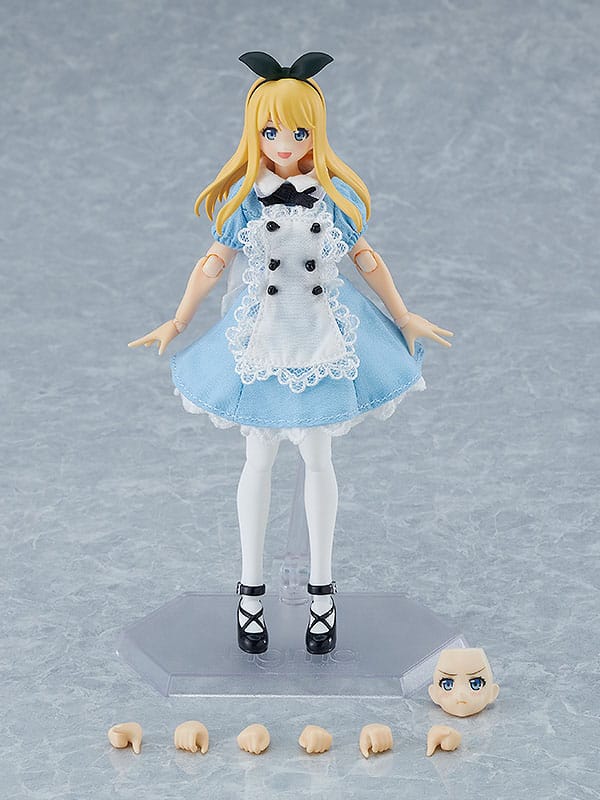 Original Character Figma Action Figure Female Body (Alice) with Dress and Apron Outfit 13 cm 4545784068816