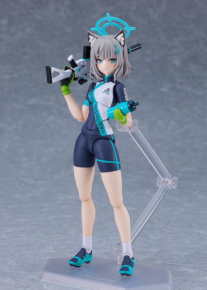 Blue Archive Figma Action Figure Shiroko Sunaookami Cycling 15 cm 4545784069707