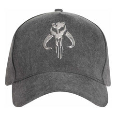 Star Wars The Mandalorian Curved Bill Cap Silver Crest 5056688575519