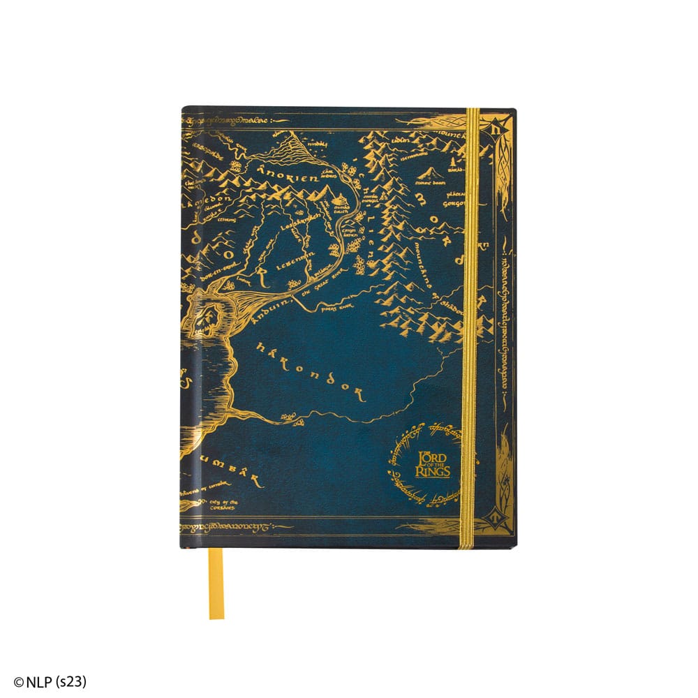 Lord of the Rings Notebook Map of Middle Earth 4895205609006