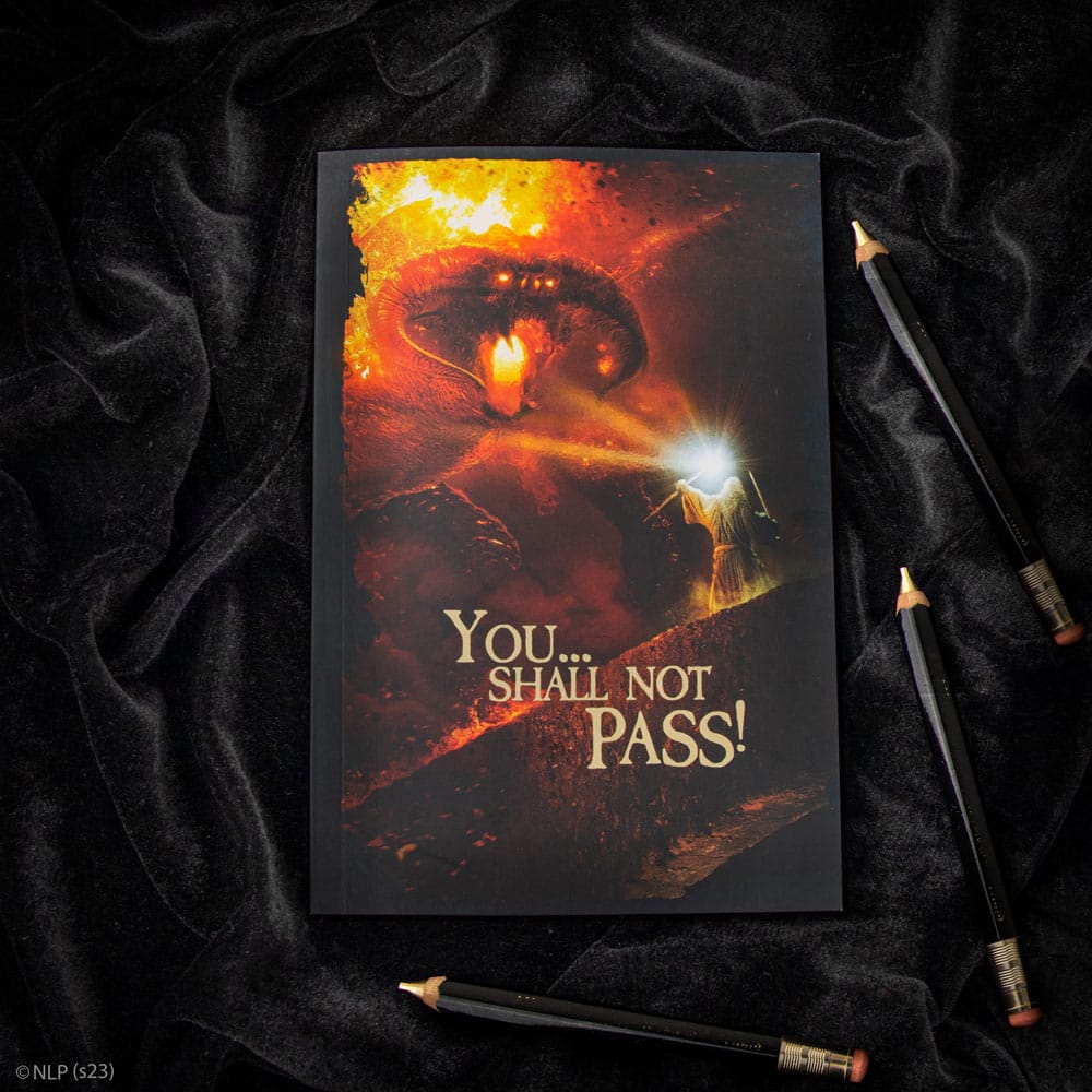 Lord of the Rings Notebook You... Shall not pass! 4895205612020