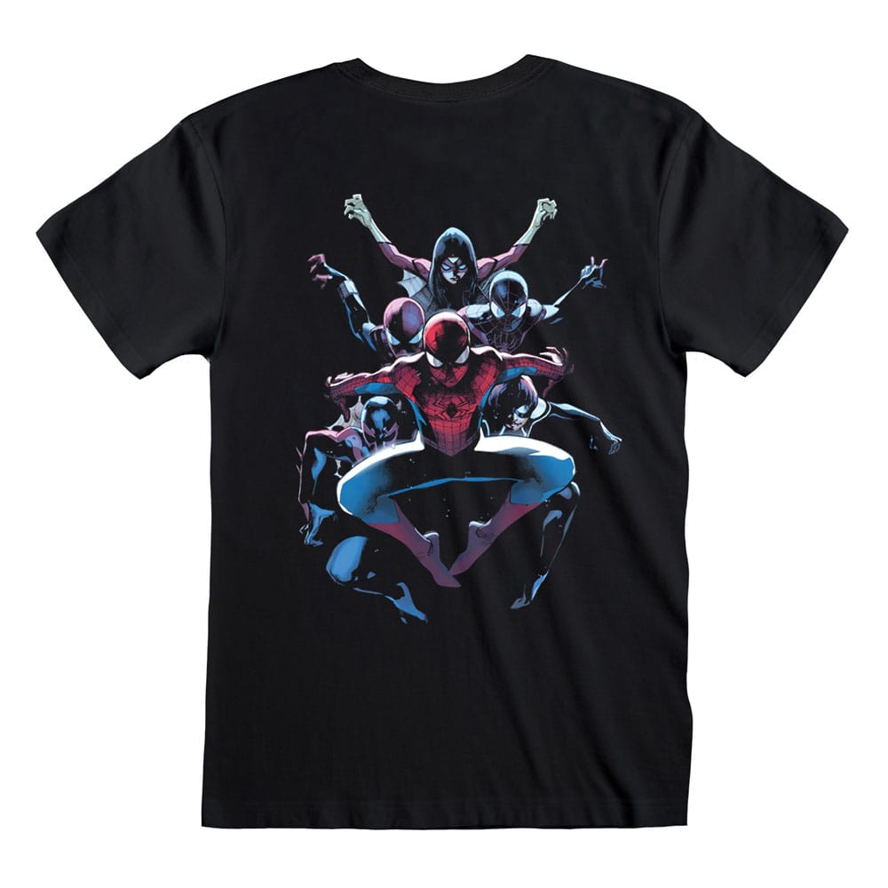 Spider-Man T-Shirt Spiderverse Back Size S 5056688554835