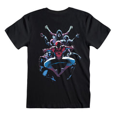 Spider-Man T-Shirt Spiderverse Back Size S 5056688554835